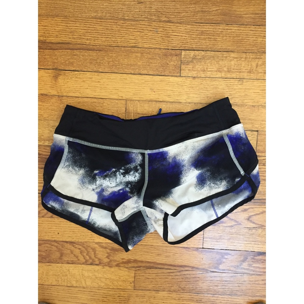 Blue and White Lululemon Shorts